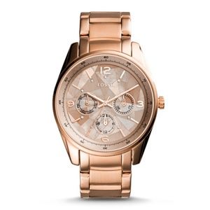 Fossil Justine Multifunction Rose Gold Tone Watch